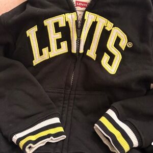 Levis Kids Black Full Zip Jacket Size 3T